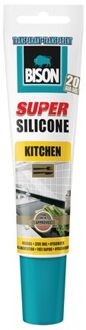 Bison super silicone kitchen transparant - 150 ml.