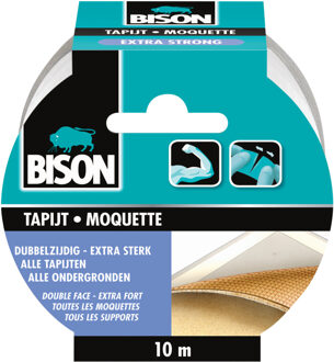Bison tapijttape extra strong - 10 meter