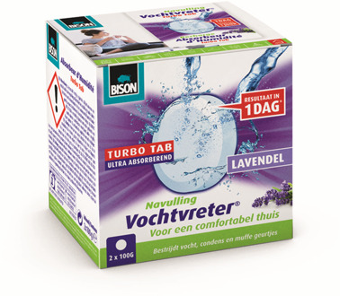 Bison Vochtvreter navul turbo tab 2x100g