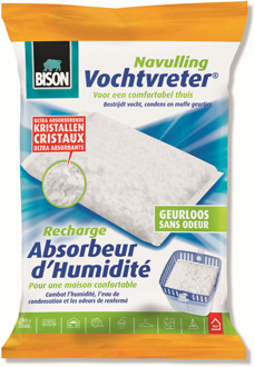 Bison vochtvreter navulling losse kristallen neutraal - 450 gram