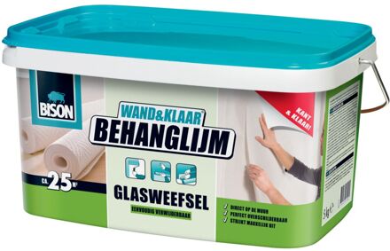 Bison Wand & Klaar Behanglijm Glasweefsel - 5 kg