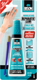 Bison Wand&klaar Behanglijm Reparatie - Transparant - 90ml