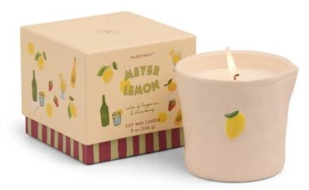 bistro geurkaars keramiek 227g - meyer lemon