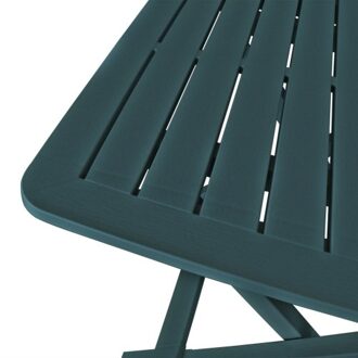 Bistro Set for Outdoor 3 pcs in Green Plastic