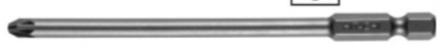 Bit 1/4" PZ-2 | 146 mm (2 stuks) - 4100322