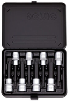 Bitdopset 1/2", veeltand lang 8-dlg. MBS 300820