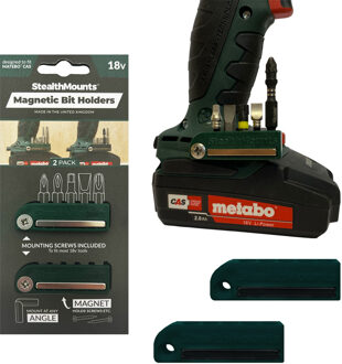 Bithouder voor Metabo CAS | Groen | 2 stuks - BH-MT-GRN-2