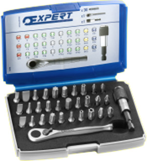 bits 1/4" bithouder en ratelset | 32-stuks | E131702 - E131702