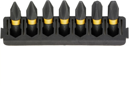 Bitset | Houder + IMPACT Torsion | 25 mm | PBitset | H1 x2, PBitset | H2 x3, PBitset | H3 x2 - DT70808-QZ