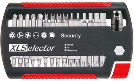 bitset xlselector security standard 25 mm assorti 31-delig 1/4"" (29416) Wit