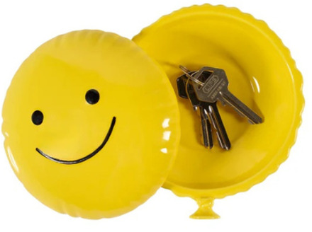 Bitten Design Bewaardoosje Happy Balloon Geel