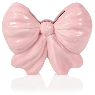 Bitten design Bow vase roze strik vaas