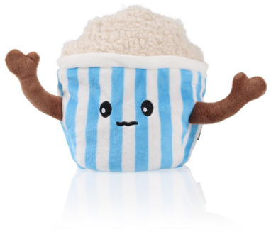 Bitten design heatable Salty Popcorn warmte knuffel Blauw