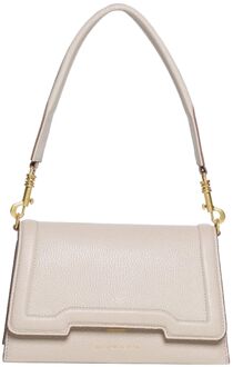 Bitti Shoulderbag limestone damestas Beige - H 14 x B 21 x D 7 cm