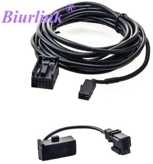 Biurlink 300Cm Auto Microfoon Mic Bluetooth Kit Harness Kabel Adapter Voor Volkswagen RNS510 RNS315
