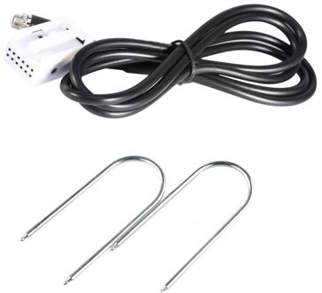 Biurlink Auto RD4 Radio Aux Kabel 3.5 MM Slot Audio Plug Voor Peugeot 307 308 408 407 507 kabel met tool