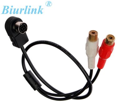 Biurlink Autoradio Aux-in RCA Audio Kabel Adapter voor JVC Alpine KCA-121B Ai-net Speler 9887 105 117 9855