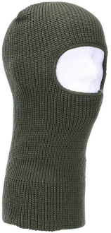 Bivakmuts - volwassenen - balaclava legergroen - one hole