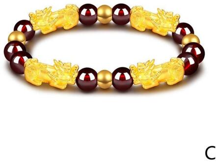 Bixie Energie Armband Voor Mannen Vrouwen Rijkdom Lucky Sieraden Rode Onyx Natuurlijke Armbanden Granaatappel Dappere Stone Troepen Bea S9K0