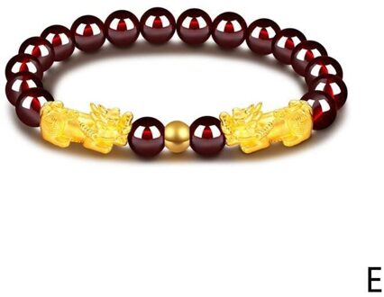 Bixie Energie Armband Voor Mannen Vrouwen Rijkdom Lucky Sieraden Rode Onyx Natuurlijke Armbanden Granaatappel Dappere Stone Troepen Bea S9K0