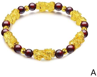 Bixie Energie Armband Voor Mannen Vrouwen Rijkdom Lucky Sieraden Rode Onyx Natuurlijke Armbanden Granaatappel Dappere Stone Troepen Bea S9K0