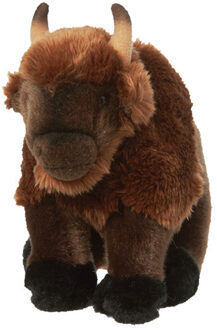 Bizon knuffel - 22 cm - wilde dieren - knuffeldieren - voor kinderen