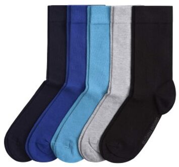 Björn Borg 10 stuks Essential Socks * Actie * Zwart,Grijs,Blauw,Versch.kleure/Patroon - Maat 36/40,Maat 41/45