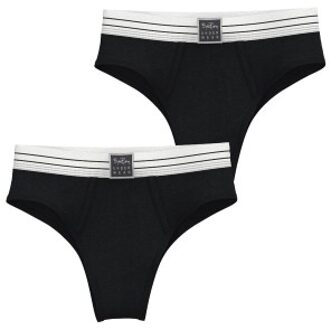 Björn Borg 2 stuks Original Original High Waist Briefs Zwart - X-Small,Small,Medium,Large