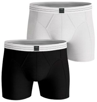Björn Borg 2 stuks Premium Cotton Stretch Original Boxer * Actie * Zwart,Versch.kleure/Patroon,Wit - Small,Medium,Large,X-Large