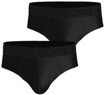 Björn Borg 2 stuks Sports Mesh Brief * Actie * Zwart - XX-Large