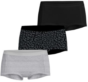 Björn Borg 3 stuks Core Minishorts 1734 * Actie * Versch.kleure/Patroon,Roze,Blauw,Zwart,Grijs - Small