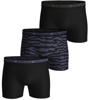 Björn Borg 3 stuks Essential Shorts 2033 * Actie * Zwart,Versch.kleure/Patroon,Blauw,Groen,Roze,Wit,Rood - Medium,X-Large,XX-Large