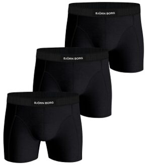 Björn Borg 3 stuks Organic Cotton Stretch Boxers Zwart - Medium