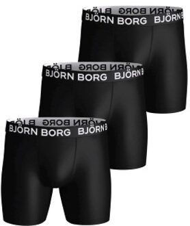 Björn Borg 3 stuks Sports Microfiber Boxers Zwart - X-Small,Small,Medium,Large,X-Large,XX-Large