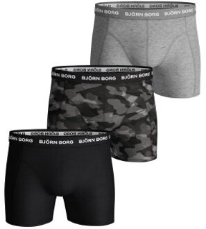 Björn Borg 6 stuks Essential Shadeline Shorts * Actie * Versch.kleure/Patroon,Grijs,Zwart,Blauw - X-Small,Small,Medium,Large,X-Large,XX-Large