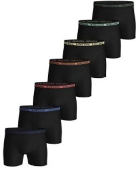 Björn Borg 7 stuks Essential Shorts 2117 * Actie * Zwart,Versch.kleure/Patroon,Blauw,Groen,Roze,Wit - Small,Medium