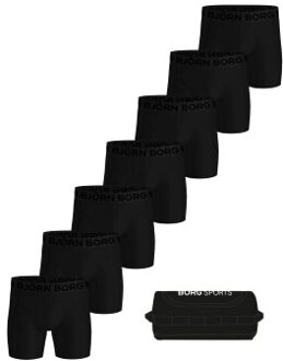 Björn Borg 7 stuks Sports Lightweight Boxer Trunks Zwart - Small,X-Large