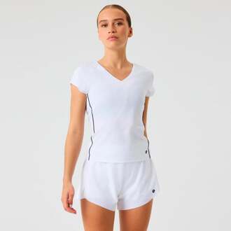 Björn Borg Ace V-Neck T-shirt Dames wit - XS