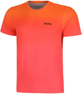 Björn Borg Allover Printed T-shirt Heren oranje - M