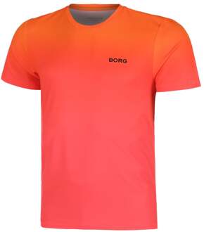Björn Borg Allover Printed T-shirt Heren oranje - S,M,L,XL,XXL