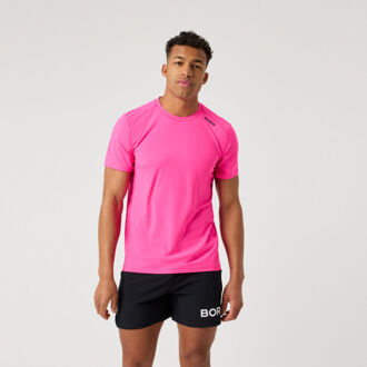 Björn Borg Athletic T-shirt Heren-pink - XXL