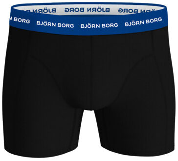 Björn Borg Björn borg cotton stretch boxer 5-pack – / blue / print Zwart