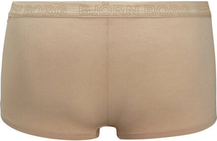 Björn Borg Björn borg dames minishorts 2-pack – frappe/ - maat 36 Zwart