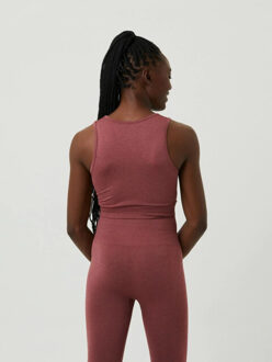 Björn Borg Björn borg dames sthlm seamless light crop top – naadloze sporttop in - maat M / L Roze