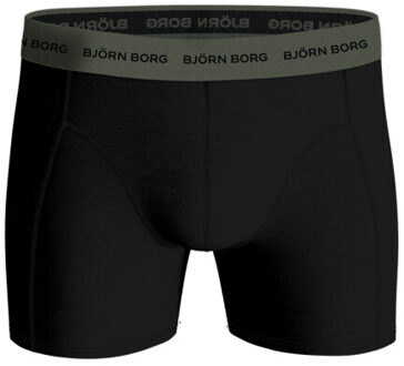 Björn Borg Björn borg heren boxershorts 3-pack – zwart, & palmboomprint Groen - M