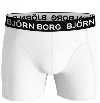 Björn Borg Björn borg heren boxershorts 3-pack – zwart, wit en navy met -zwarte strepen – slim-fit Rood