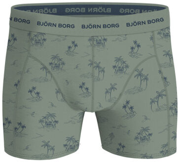 Björn Borg Björn borg heren boxershorts 7-pack – multi - maat M Groen