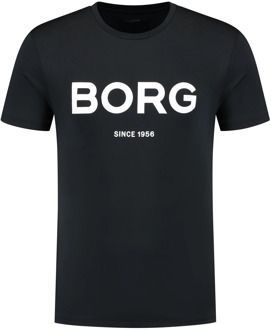 Björn Borg Björn Borg Logo Active Shirt Heren zwart - wit