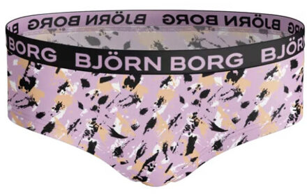 Björn Borg Björn borg meisjes hipster 2-pack – zacht katoen – & grafische prints Paars - 170/176
