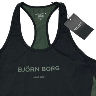 Björn Borg Björn borg olita dames tanktop – sporttop zwart/ – ademend & elastisch Groen - 36